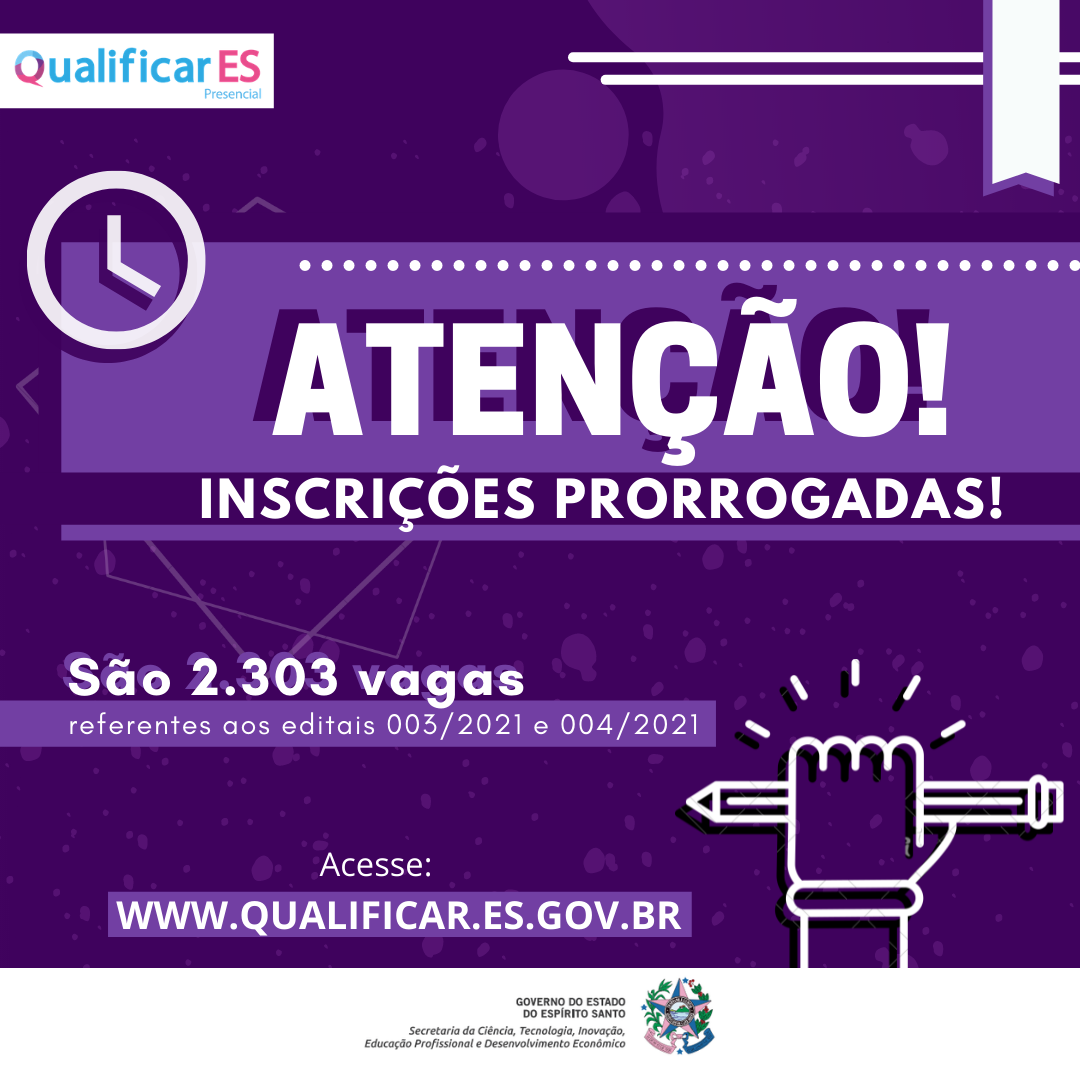 PRORROGAÇÃO QUALIFICAR PRESENCIAL GERAL FEED