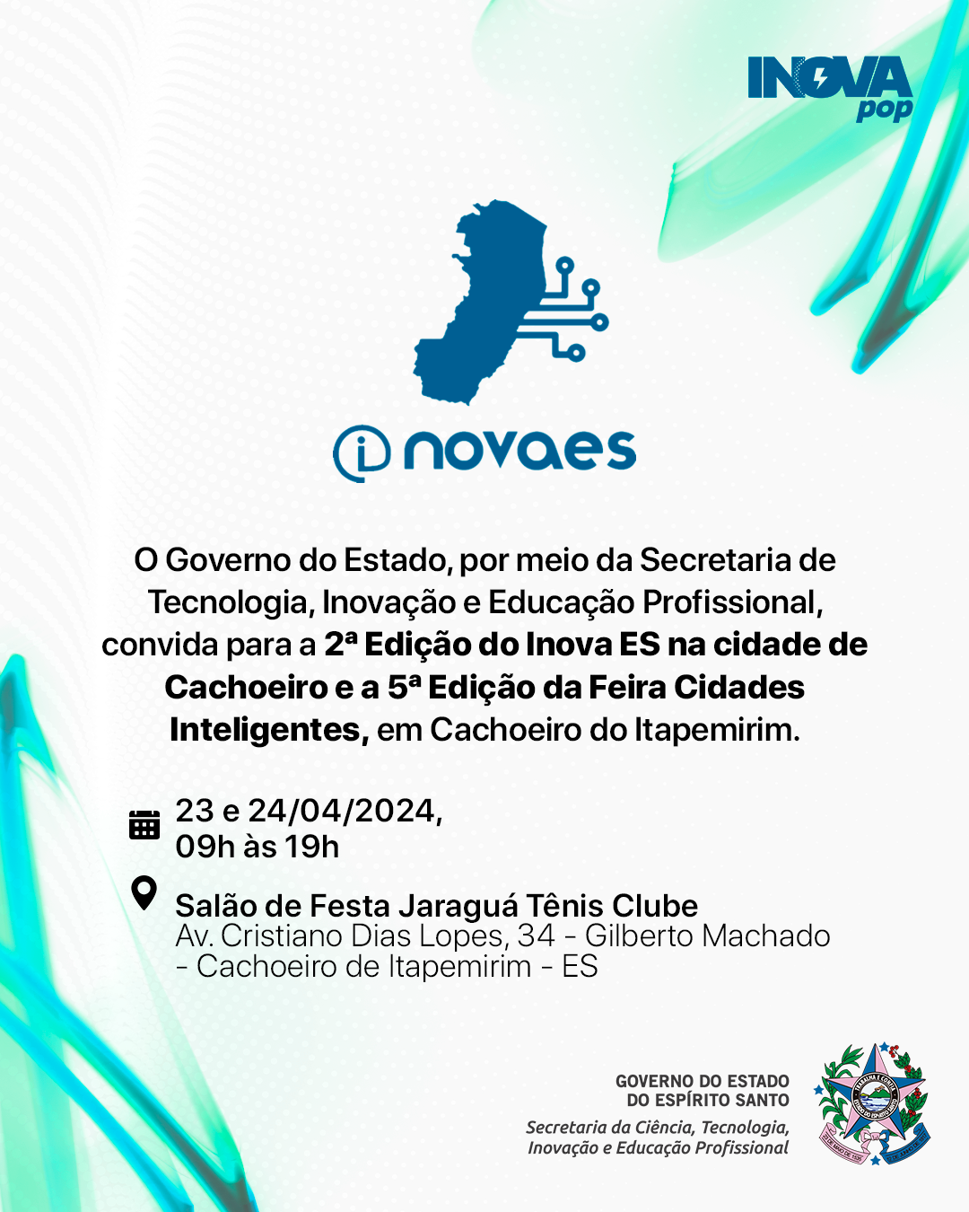 Convite Inova ES - cachoeiro
